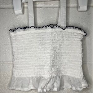 Polo Ralph Lauren Smocked white top 3T